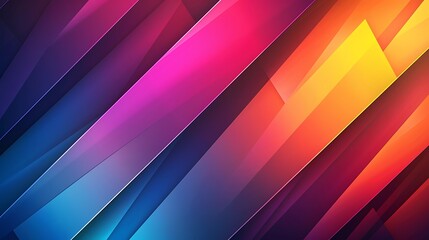 Abstract Modern Gradient Multicolor Geometric Background