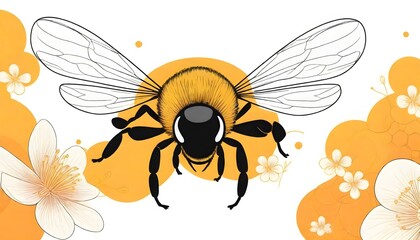 A coloful honey bee (132)