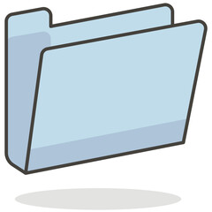 folder icon on white