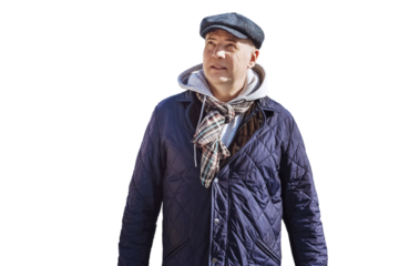 Portrait of smiling mature man.