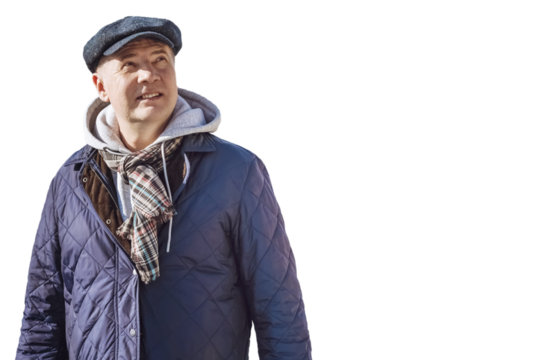 Portrait of smiling mature man. 