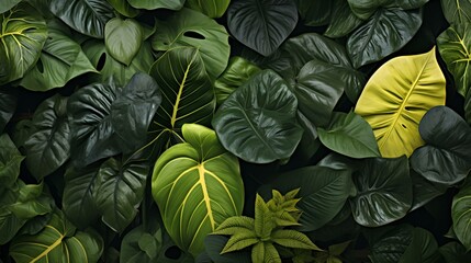 close up of leaves background
