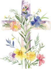 Floral Cross