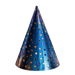 Party hat PNG. Colorful party hat for birthday parties and celebrations. Fun party hat with abstract decorations PNG