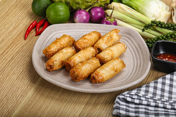 Vietnamese cuisine fried spring roll