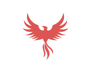 awesome phoenix logo illustration vector eps