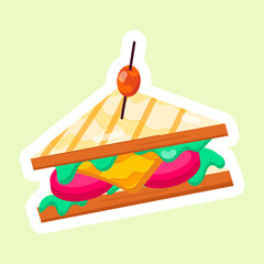  Fast Food Flat Stickers