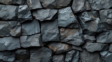 texture dark stone cubes, abstract background - obrazy, fototapety, plakaty