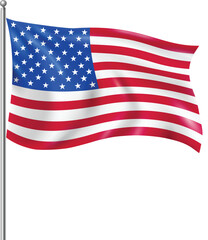 The Iconic USA Flag
