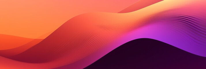 Abstract orang, purple, white colorful waves background suitable for designs requiring dynamic and vibrant visuals, ideal for digital art, presentations, or advertising - obrazy, fototapety, plakaty