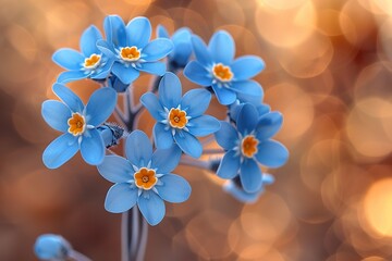 Fototapeta premium flowers on soft blurred background web banner
