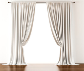illuminated white curtain