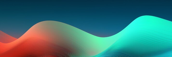 Abstract colorful waves background suitable for designs requiring dynamic and vibrant visuals, ideal for digital art, presentations, or advertising