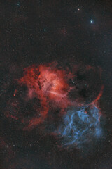 Nebulosa Sh2-132 - obrazy, fototapety, plakaty