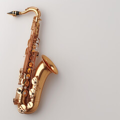 wind musical instrument saxophone close-up
