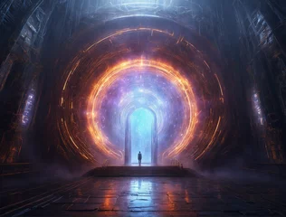 Fototapeten tunnel of light © Sagar