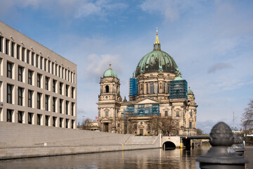 Berlin Cathedral in Germany. Berlin Cathedral close-up.