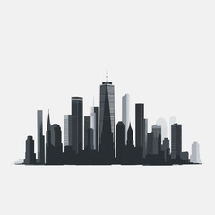 Obraz premium city skyline