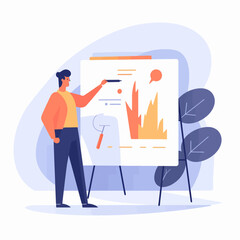 Vector illustration of a person
