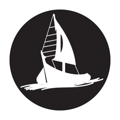 vector illustration of ship icon images