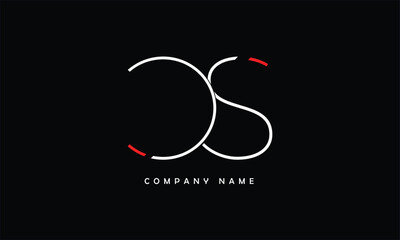 SC, CS, S, C Abstract Letters Logo Monogram