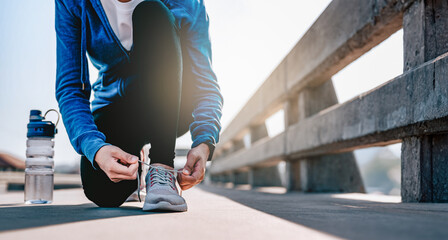 exercising, marathon, run, runner, vitality, wellness, jogging, jogger, health, endurance. A woman...