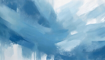 Fototapeta na wymiar Abstract blue art painting background. Modern art. Contemporary art