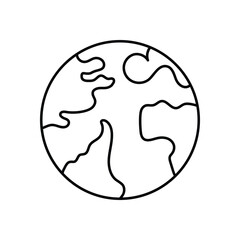 Globe vector icon