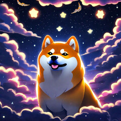 funny doji in the sky, Generative AI
