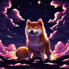 funny doji in the sky, Generative AI
