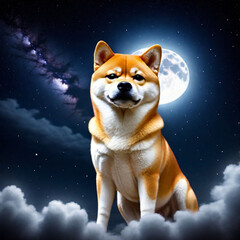 funny doji in the sky, Generative AI
