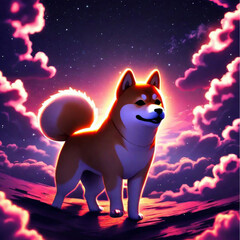 funny doji in the sky, Generative AI
