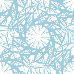Seamless vector pattern with abstract ornament on white background.