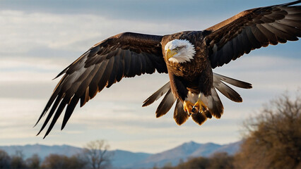 Fototapeta premium american bald eagle