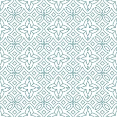 Foto auf Glas luxury geometric thai decorative fabric textile and wedding invitation card ethnic seamless pattern © skyarts