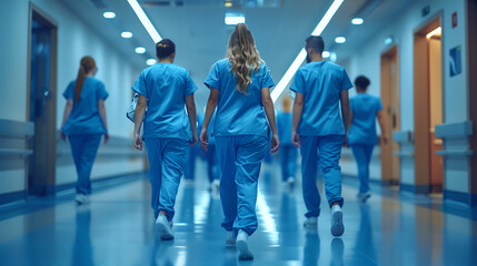 Healthcare Professionals on Hospital Duty