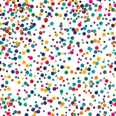 Confetti Polka Dot seamless pattern, resembling scattered colorful confetti for celebrations. Seamless Pattern, Fabric Pattern, Tumbler wrap, Mug Wrap.