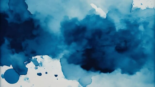 Blue watercolor background