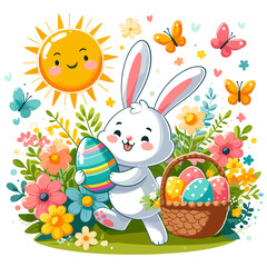 Happy Easter Vector Illustration