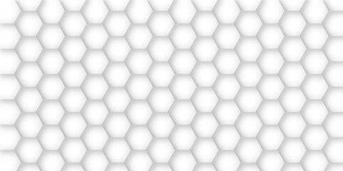 Seamless pattern with hexagons. Abstract hexagon shapes. white hexagon geometric texture. Pattern with shapes.