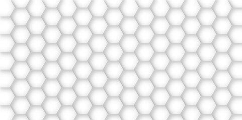Seamless pattern with hexagons. Abstract hexagon shapes. white hexagon geometric texture. Pattern with shapes.