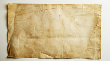 old paper texture, top view. Generative Ai.
