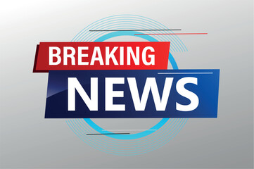 breaking news poster banner graphic design icon logo sign symbol social media website coupon

