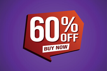 60% sixty percent off buy now poster banner graphic design icon logo sign symbol social media website coupon

60% sixty percent off buy now poster banner graphic design icon logo sign symbol social me