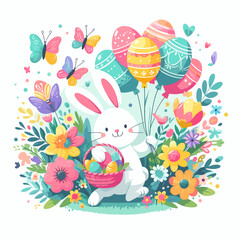 Happy Easter Vector Illustration