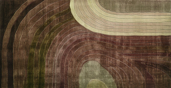 texture background of modern rug. Generative Ai.