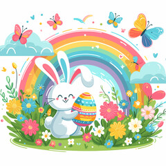 Happy Easter Vector Illustration