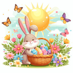 Happy Easter Vector Illustration
