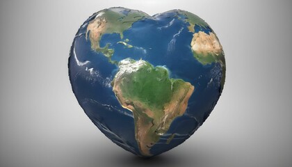 Heart shaped earth.jpeg, Heart shaped earth 2.jpeg, Heart shaped earth created with generative ai.