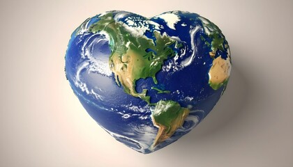 Heart shaped earth.jpeg, Heart shaped earth 2.jpeg, Heart shaped earth created with generative ai.